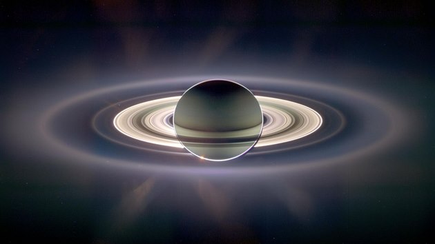 Snímek sondy Cassini