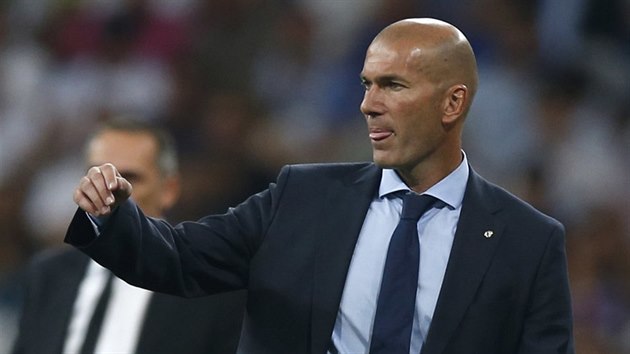 Trenr Realu Madrid Zinedine Zidane.