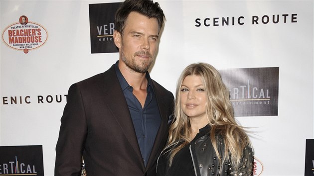 Josh Duhamel a thotn Fergie (Los Angeles, 20. srpna 2013)