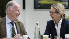 Alice Weidelová a Alexander Gauland, volební lídi Alternativy pro Nmecko (21....