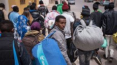Uprchlíci na ostrov Lampedusa