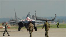 MiG-29 polského letectva se chystá ke startu