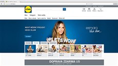 Lidl-shop.cz - na webu diskontního etzce pjde nakoupit spotební zboí.