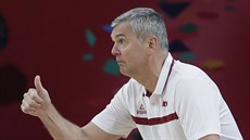 Ainars Bagatskis, trenér lotyšských basketbalistů