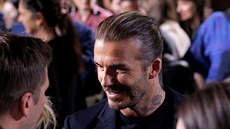 David Beckham na pehlídce Victorie Beckhamové (New York, 10. záí 2017)