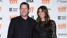 Christian Bale a jeho manželka Sibi Blazicová (Toronto, 11. září 2017)