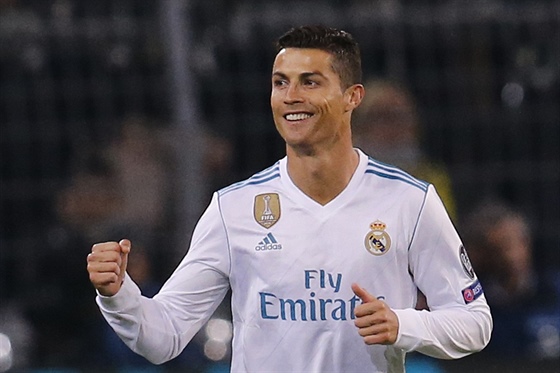 Cristiano Ronaldo z Realu Madrid a jeho radost z gólu (ilustraní snímek)