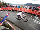 Cyklistická časovka na světovém šampionátu v norském Bergenu končila poprvé v...