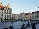 Historické centrum Vratislavi hodn pipomíná Prahu.