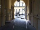 V prostoru brnnské Masarykovy univerzity explodovala tlaková lahev uloená v...