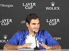 Federer: Miluji své eny, podpoil bych i enský Laver cup