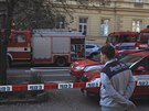 V areálu rektorátu brnnské Masarykovy univerzity explodoval automobil na...