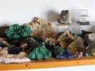 Tomáš Vrubel má doma ve vitrínách spoustu meteoritů, které kupuje v tuzemsku i...