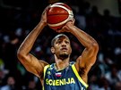Anthony Randolph ve slovinském dresu stílí v semifinále EuroBasketu na...