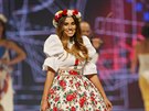 eská Miss 2017 - pehlídka národních kostým - Michaela Habáová