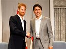 Princ Harry a kanadský premiér Justin Trudeau se seli ped zaátkem her...