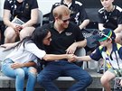 Meghan Markle a princ Harry na hrách Invictus Games (Toronto, 25. záí 2017)