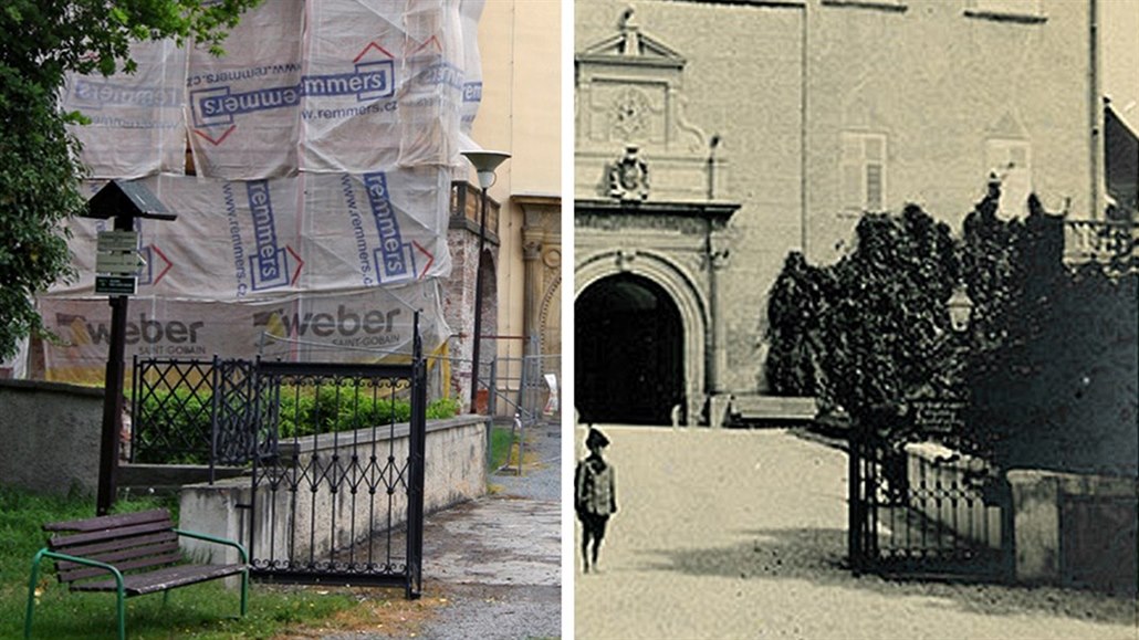 Tova�ovský zámek v sou�asné podob� a kolem roku 1890