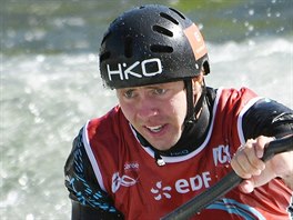 Kajak Ondej Tunka na mistrovstv svta ve vodnm slalomu ve francouzskm Pau.