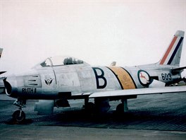 Letouny F-86F Sabre jihoafrického letectva v Japonsku bhem korejské války