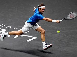 Roger Federer v utkn Laver Cupu
