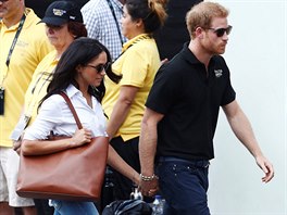 Meghan Markle a princ Harry (Toronto, 25. záí 2017)