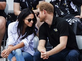 Meghan Markle a princ Harry (Toronto, 25. záí 2017)