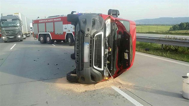 Tragick dopravn nehoda na dlnici D1 (26. z 2017).