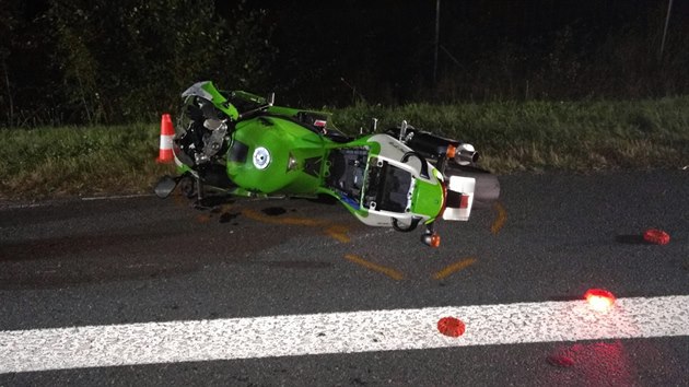 Tragick� nehoda se stala na hlavn�m tahu z �esk�ch Bud�jovic na P�sek u Semic.