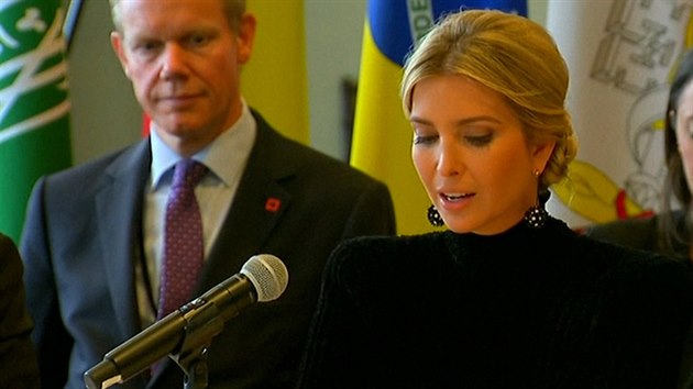 Ivanka Trumpov pi proslovu o modernm otroctv