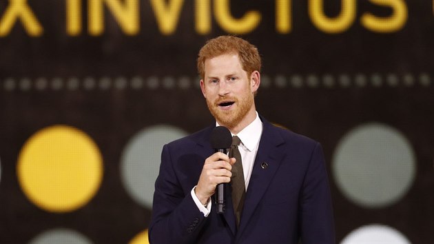 Britský princ Harry na zahájení Invictus Games (Toronto, 23. září 2017)