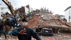 Následky zemtesení v Mexico City (20. záí 2017)
