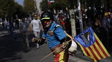 Katalánci se do�adují referenda, Madrid je proti (23. zá�í 2017).