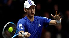 FORHEND. Tomá� Berdych v Laver Cupu.