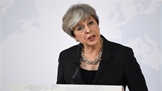 Britská premiérka Theresa Mayová hovoila v italské Florencii o vztazích mezi...