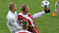 Utkání Karviné s Brnem bylo velkou bitvou, jak ukazuje i souboj domácího Filipa...