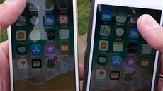 iPhone 8 prošel sérií crashtestů. Testovala se odolnost krycího skla dispeje,...