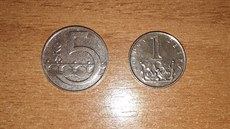 V�ze� ze Znojma m�l u sebe dv� mince - p�tikorunu a korunu. Ob� propadnou ve...