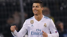 Cristiano Ronaldo se raduje z gólu proti Dortmundu.