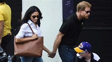 Meghan Markle a princ Harry (Toronto, 25. záí 2017)