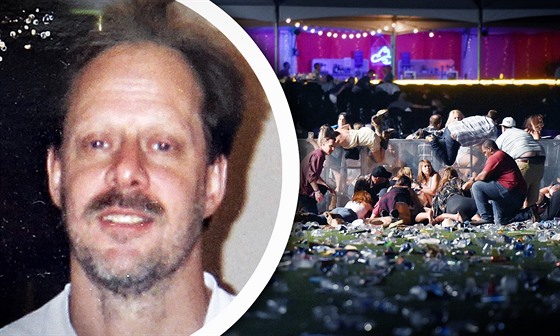 Stephen Paddock zabil na koncert v Las Vegas 59 lidí a stovky dalích zranil....