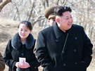 Kim Jo-čong, sestra severokorejského vůdce Kim Čong-una na snímku zveřejněném...