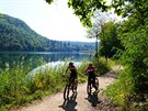 Na kole u jezera Montiggler See