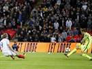Harry Kane dává Slovincm gól, který poslal Anglii na mistrovství svta 2018.