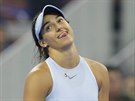 Caroline Garciaová slaví vítzství nad Petrou Kvitovou v semifinále turnaje v...