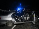 Dopravní nehoda mezi obcemi Meclov a Bezí na Domalicku.