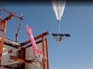 Vyputní balonu s telekomunikaním zaízením v rámci projektu Loonl.