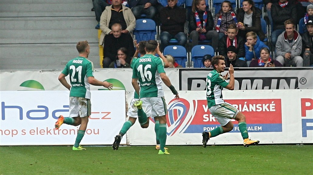 Gólová radost fotbalist� Bohemians (ilustra�ní snímek)