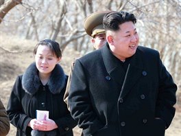 Kim Jo-ong, sestra severokorejskho vdce Kim ong-una na snmku zveejnnm...