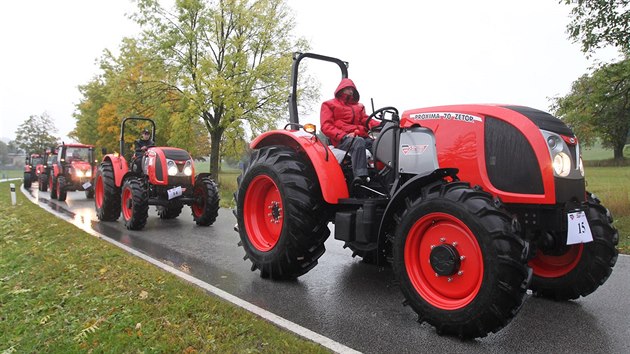 Spanil jzdy do novomstsk Vysoina Areny se zastnilo celkem 134 traktor. Byly mezi nimi nejmodernj stroje, ale i historick a uniktn kousky.